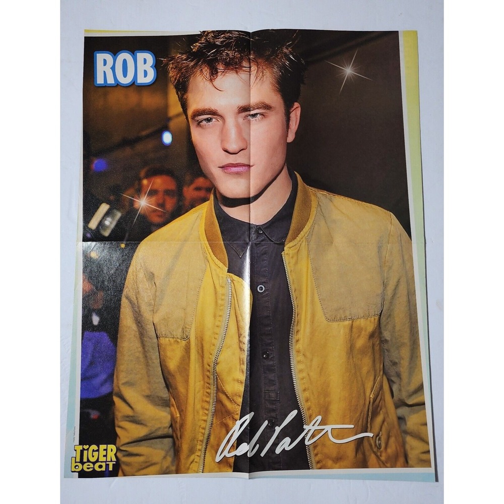 Robert Pattinson Big Time Rush double-sided vintage Poster clipping 20x16